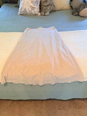 Banana Republic Light Khaki-Natural A-Line Midi Skirt-BRAND NEW WITH TAGS